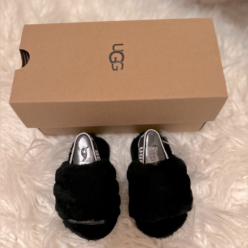 Toddler Girl Ugg Fluff Yeah Slide size 6
